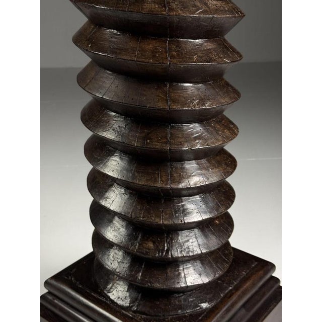 Wood French Column Press in Wood, 1900s For Sale - Image 7 of 15