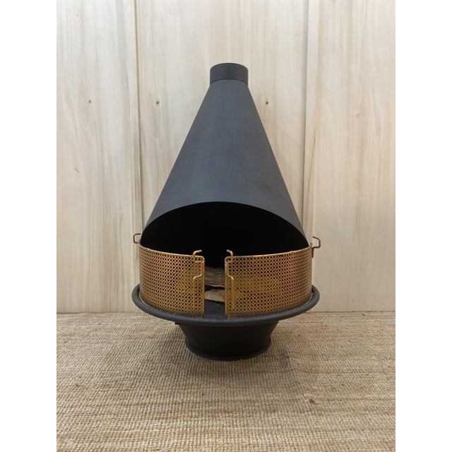 Open Fireplace in Iron, 1970s, in Flawless conditions. Designed 1970 to 1979