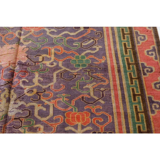 Doris Leslie Blau Antique Chinese Silk Rug For Sale In New York - Image 6 of 9