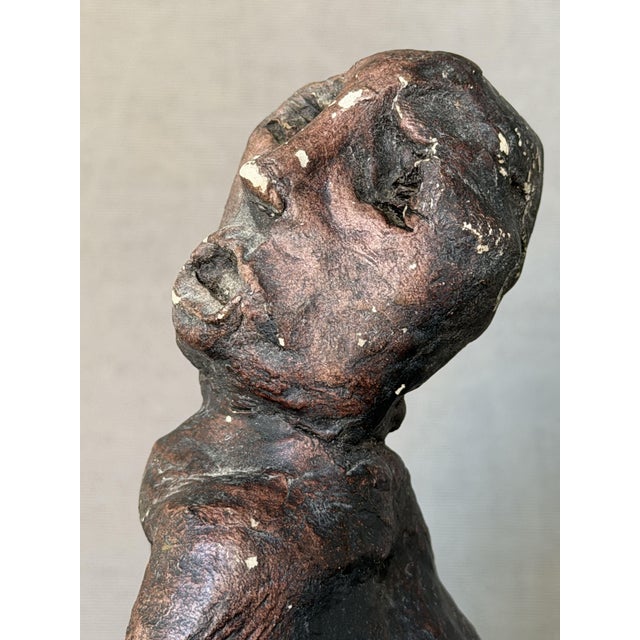 Brown Desconocido, Art Brut Sculpture, 1978, Terracotta For Sale - Image 8 of 8