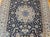 Vintage Nain Area Rug, Hand-Knotted Wool & Silk, Floral Pattern, 7x11, Navy & Ivory For Sale - Image 11 of 17