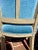 Late 18th Century Antique French Directoire Period Armchairs in Sky Blue- Set of 4 For Sale In Washington DC - Image 6 of 9