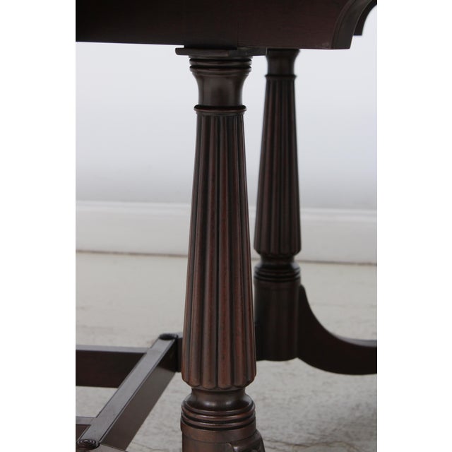 Kittinger Colonial Williamsburg Cw-177 3 Part Dining Banquet Table For Sale - Image 13 of 18