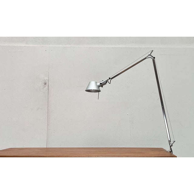 Metal Tolomeo Clamp Desk Lamp by Michele De Lucchi and Giancarlo Fassina for Artemide For Sale - Image 7 of 18