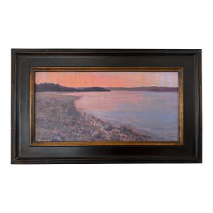 Contemporary Northern Coast Framed Landscape Painting by Vargas, “Sailors' Delight”