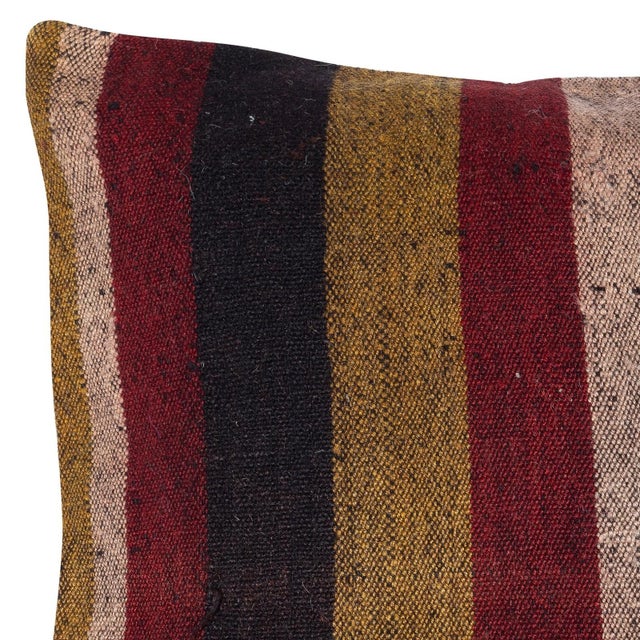 Traditional 20"x20" Vintage Kilim Cushion Cover. Handmade Throw Pillow Cover. Toss Pillow For Sale - Image 3 of 4