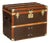 Antique Shoe Trunk in Monogram Canvas from Louis Vuitton, France, 1920 For Sale
