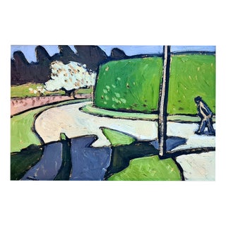 Jean Arene, Stroller at the Dovecote, 2006, Oil For Sale