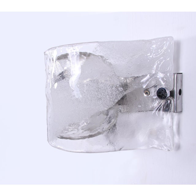 Large Murano Glass Wall Sconce from Mazzega, 1960s For Sale - Image 16 of 18
