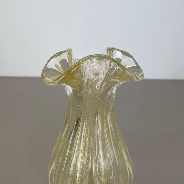 Murano Glass Vase from Barovier and Toso, Italy, 1970s For Sale - Image 10 of 16