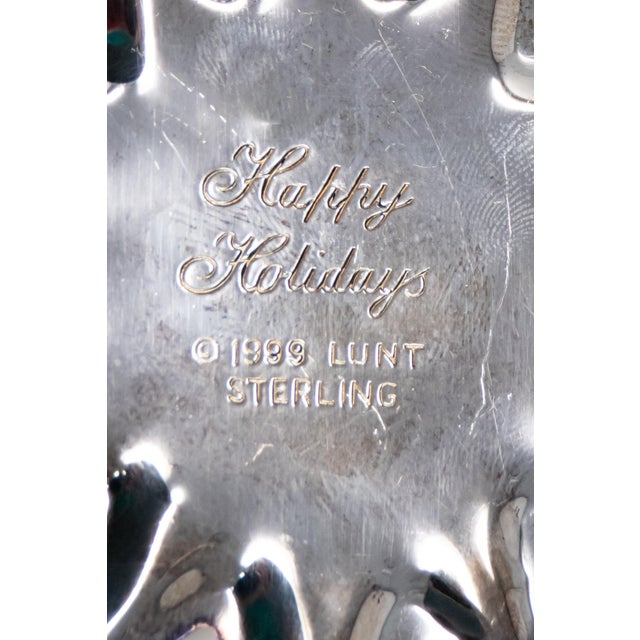 Silver 1999 Lunt Sterling Spiral Star Ornament For Sale - Image 8 of 10