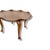 Mid-Century Teak Lotus Leaf Coffee Table with Scalloped Top, 1950s For Sale - Image 6 of 7