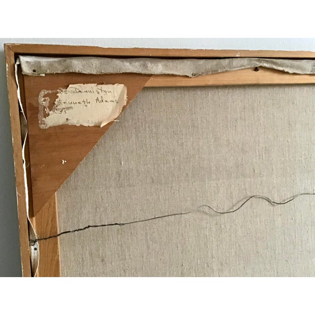 1970s 1970s American Modern Still Life Oil Painting by Douglas Denniston, Framed For Sale - Image 5 of 5