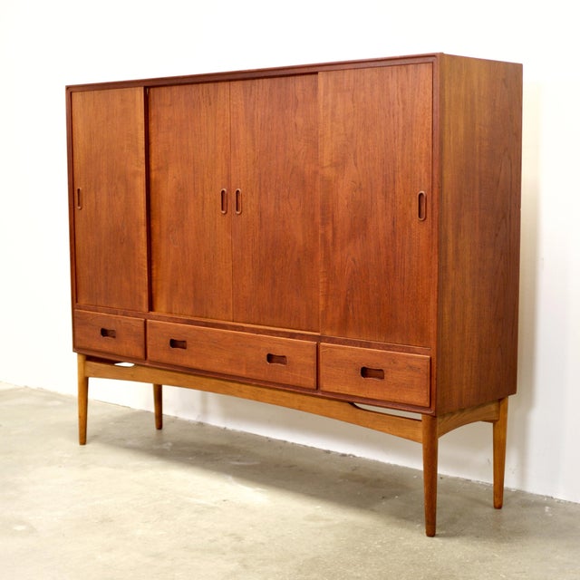 Dimensions: 65" L × 16 9/16" D × 52 3/8" H Origin: Denmark Designer: Unknown Manufacturer: Unknown Year: ca 1960s...