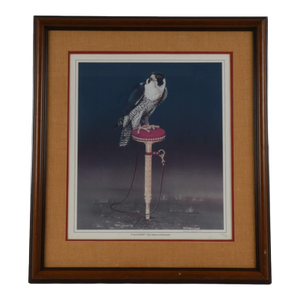 Framed Print Merle Weygandt "Falconry: The Sport of Royalty"