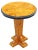 1990s Late 20th Century Burr Yew Pedestal Lamp or Side Table, 1990s For Sale - Image 5 of 5