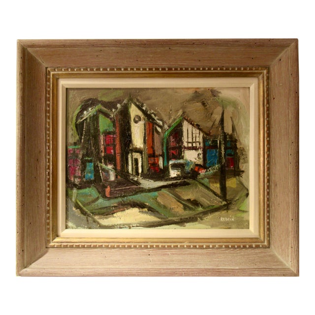 Alexander Redein Side Street, Princetown, New York C. 1960 Painting For Sale