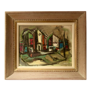 Alexander Redein Side Street, Princetown, New York C. 1960 Painting