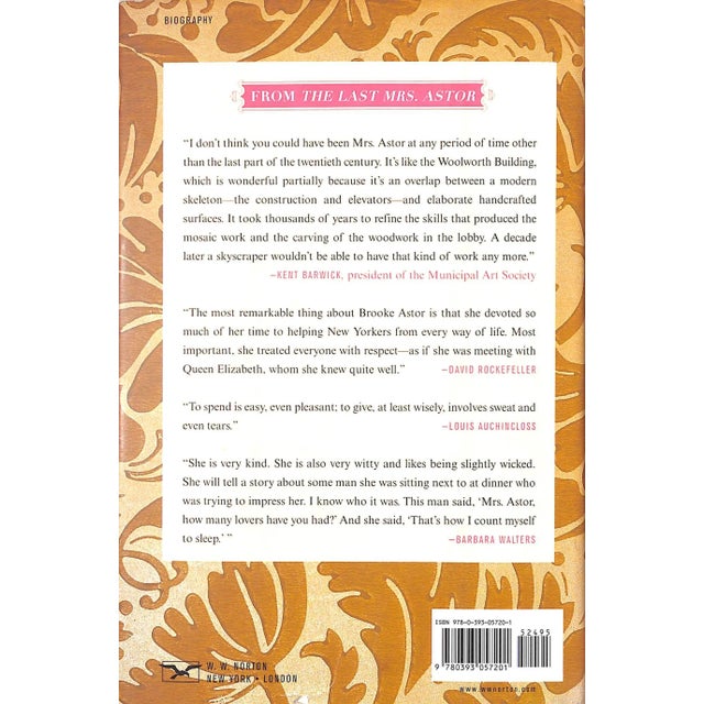 Traditional "The Last Mrs. Astor: A New York Story" 2007 Kiernan, Frances For Sale - Image 3 of 12