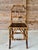 Antique English Burnt Bamboo Side Chair With Japanned Lacquer Seat For Sale - Image 11 of 12