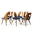 Set of six dining chairs produced by Tatra in Czechoslovakia, designed by Antonín Šuman in the 1960s. The design is...