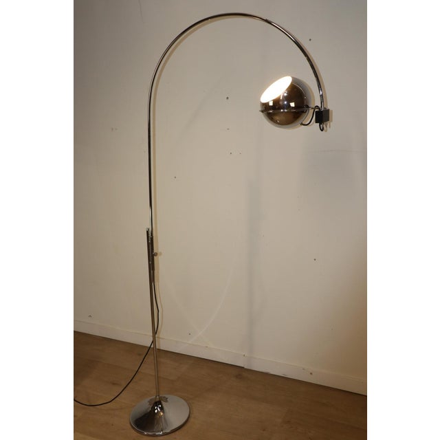 Vintage Space Age Arc Floor Lamp from Gepo, 1970s For Sale - Image 16 of 18