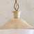 1950s 1950s Italian Tapered Ivory Lacquer + Starburst Glass Lantern Pendant For Sale - Image 5 of 11