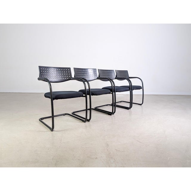 Vitra Visavis Cantilever Armchairs from Vitra, Set of 4 For Sale - Image 4 of 12