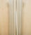Tall Glass and Brass Column Table Lamp For Sale - Image 5 of 14
