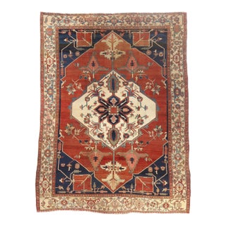 Late 19th Century Persian Serapi Rug, 09'07 X 13'00 For Sale