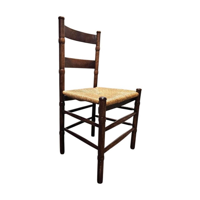 Art Deco Rush Chairs, Set of 2 For Sale - Image 3 of 18