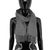 Loro Piana Loro Piana Dark Grey Solid 100% Cashmere Scarf For Sale - Image 4 of 10