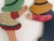 Pair of hand-painted wooden child silhouettes made for garden or yard display. Flat-cut solid wood construction with...