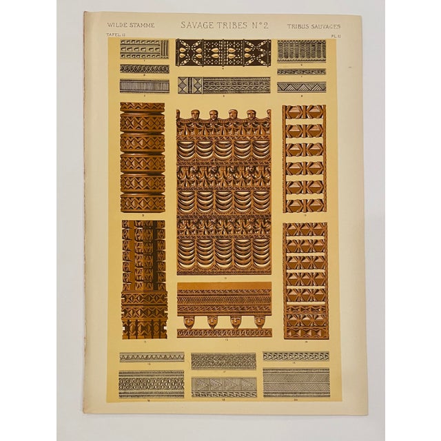 Set of Three Chromolithographs From Grammar of Ornament by Owen Jones For Sale - Image 4 of 4