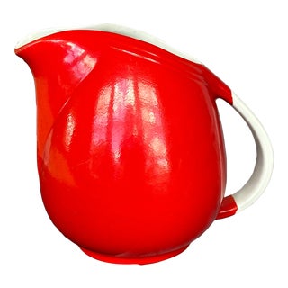 Hall Art Deco Pottery Pitcher For Sale
