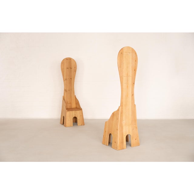 The Fratina chairs by Mario Ceroli for Poltronova, designed in 1972, are among the most emblematic expressions of Italian...