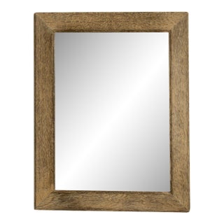 19th Century French Beige Oak Mirror For Sale