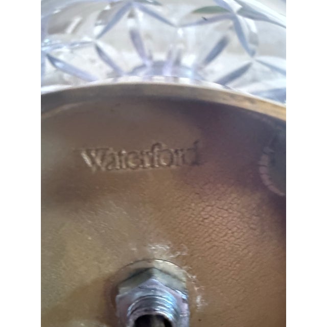 Vintage Waterford Mid-Century Modern Classic Crystal Lamp For Sale In New York - Image 6 of 6