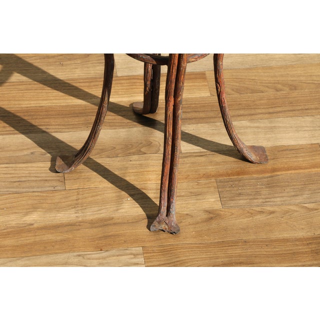 Pair of Twig Wrought Iron Outdoor/Indoor Side Tables by Rose Tarlow Melrose House For Sale - Image 11 of 18
