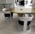 Design Set of Four Onassis White Lacquer Chairs by Karl Springer For Sale - Image 4 of 9