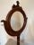 Late 19th Century Antique Standing Shaving Station With Swivel Mirror and Marble Tabletop For Sale - Image 5 of 9