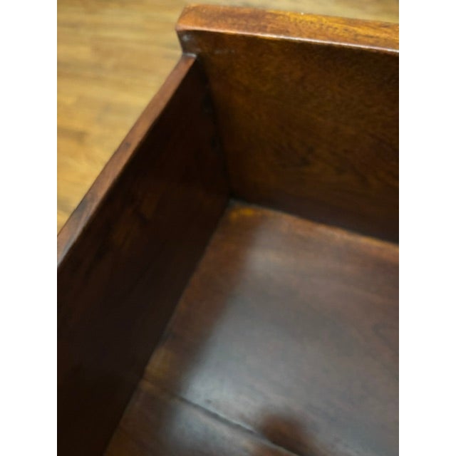Attributed Abc Carpet & Home Campaign Coffee Table With Glass Top For Sale - Image 4 of 7
