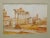 Vintage Roman Ruins Watercolor Painting Signed Bollazzi For Sale In Philadelphia - Image 6 of 13