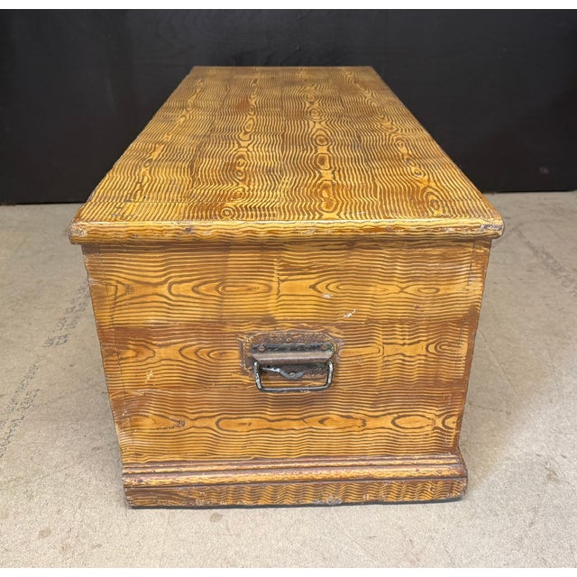 Early Welsh Pine Chest, 1850 For Sale - Image 9 of 10