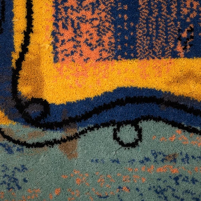 Postmodern Art Rug by Pierre Baldain for Neder, Belgium For Sale - Image 10 of 18