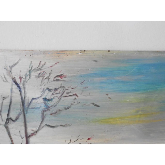 Modernist Farmhouse Landscape Painting For Sale - Image 4 of 8