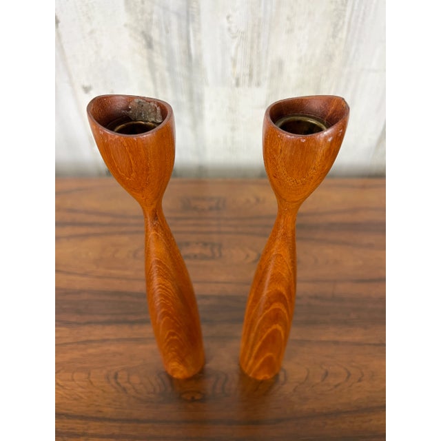 Danish Modern Candle Holders For Sale In Dallas - Image 6 of 12
