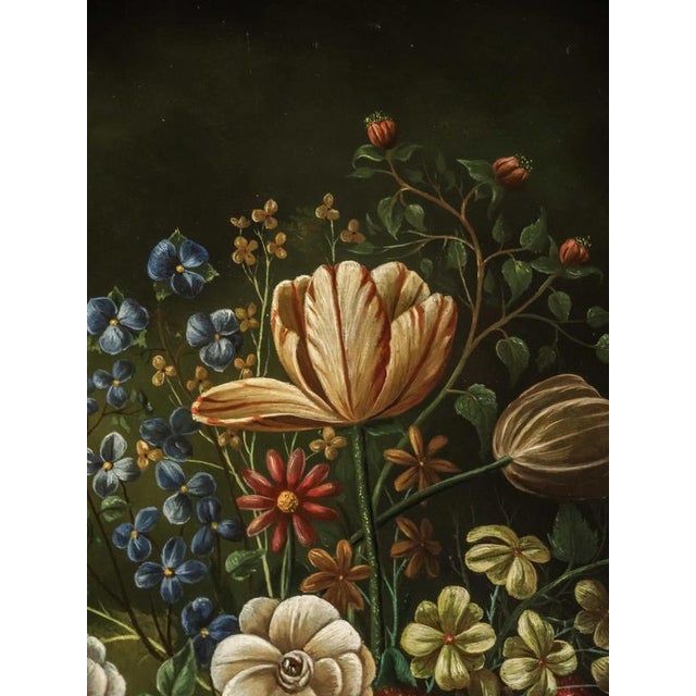P.C. Prévot, Renaissance Floral Still Life, Oil Painting For Sale - Image 14 of 17