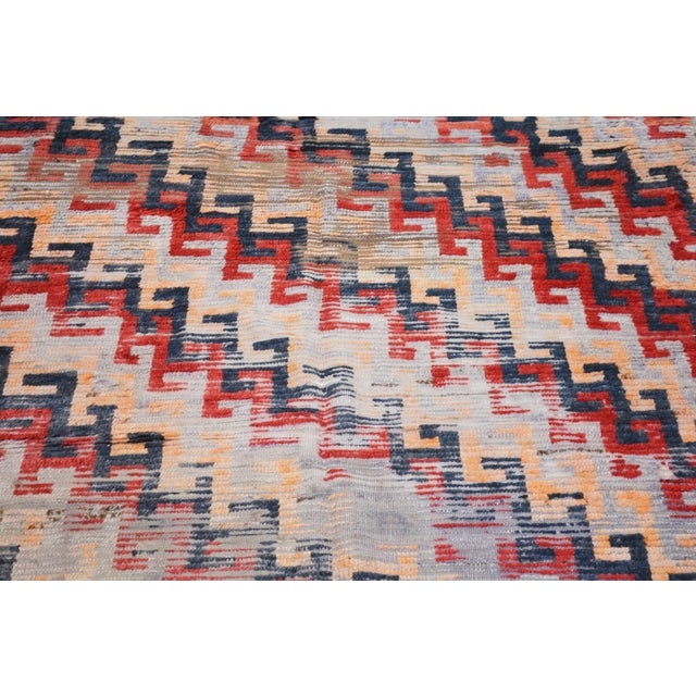 Vintage Turkish Anatolian Hand Knotted Wool Rug, 5'x7'1" For Sale In New York - Image 6 of 6