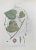 Lithograph hand watercolored. Belongs to the Series "Atlante di Botanica popolare ossia Illustrazione di Piante Notevoli...